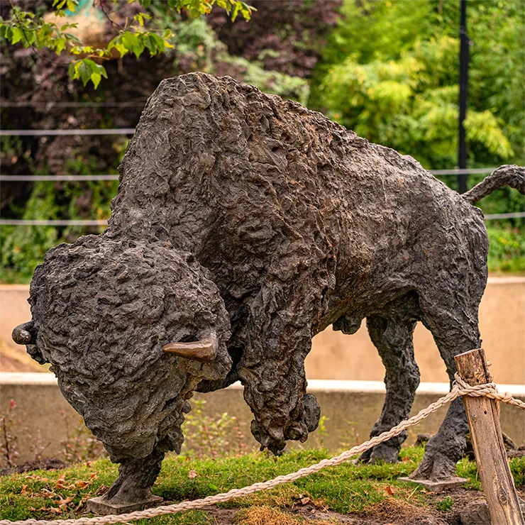 Bizon 'Zoo', brons, 1992